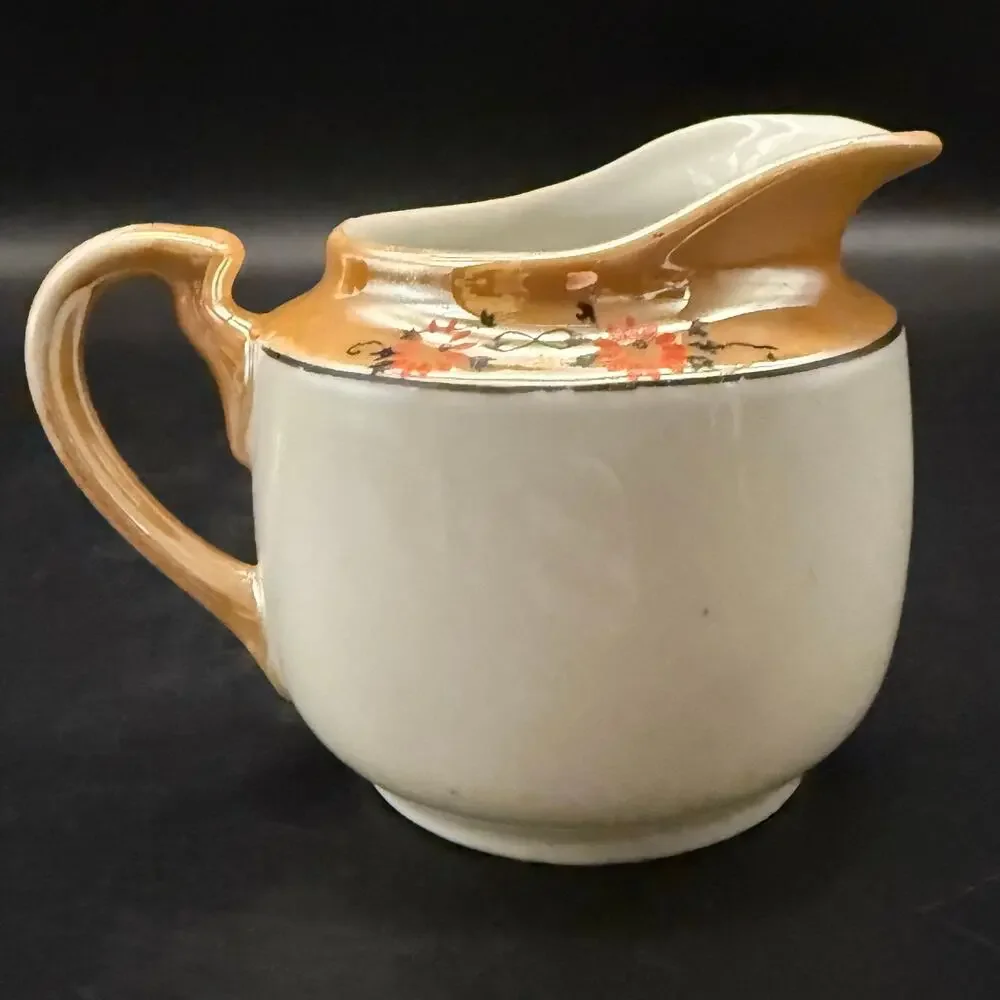 Vintage lusterware floral